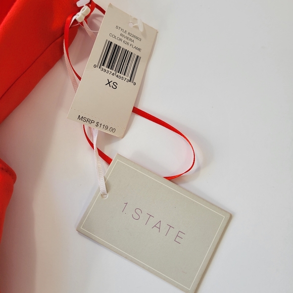 1. State v neck cut out dress size XSmall New - Picture 9 of 12